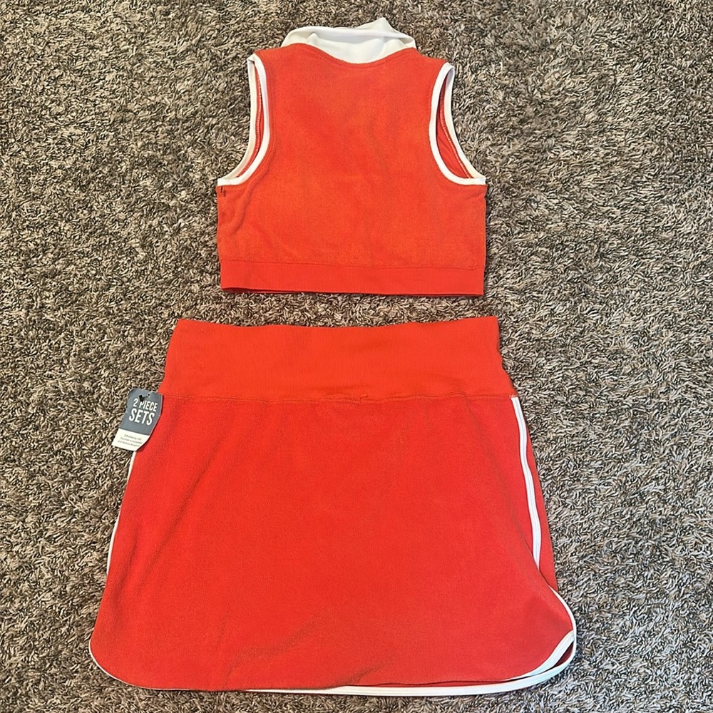Offline by Aerie Hole In One Terry Skirt Set XL - Picture 2 of 13
